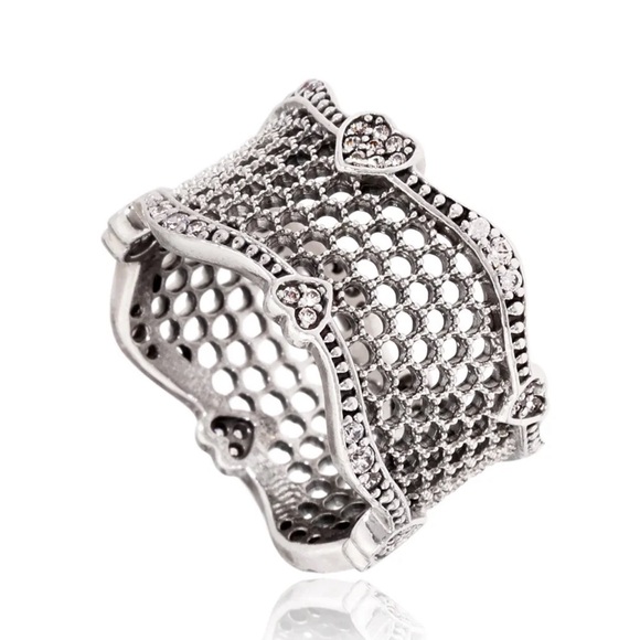 Size 6 Pandora Lave of Love Ring - Picture 2 of 7